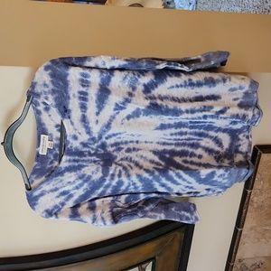 Cotton Country Tye Die 3/4 length sleeve sweater